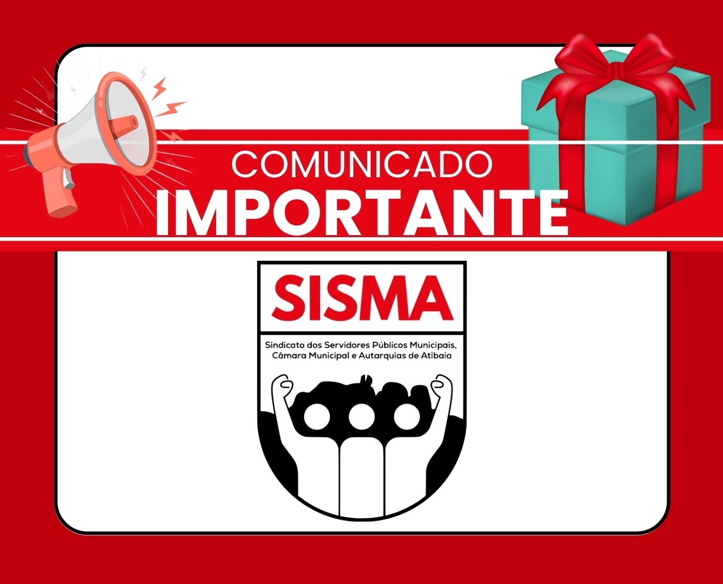 Sorteio para associados SISMA